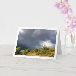 Tarjeta Nube de tormenta sobre el cañón