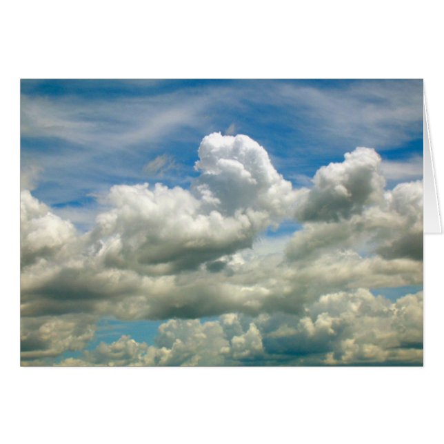 Tarjeta - Nube — Hola... (Anverso (Horizontal))