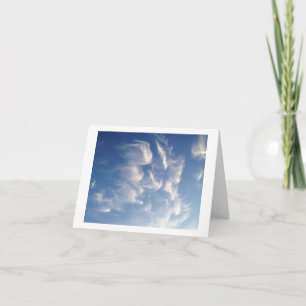 Tarjeta Nubes Angélicas De Bonitas Nubes Wispy