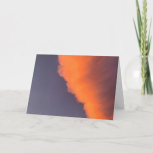 Tarjeta Nubes mágicas de ensueño con colores mágicos