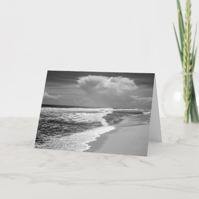 Tarjeta nubes y mar (Anverso)