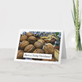 Tarjeta Nueces de nogal y nueces de Brasil