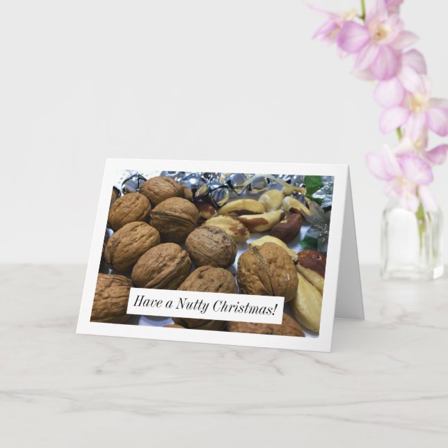 Tarjeta Nueces y nueces de Brasil (Orquídea)