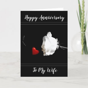 TARJETA **NUESTRA ANIVERSARIA** ESPOSA ME SIGNIFICA MUNDO