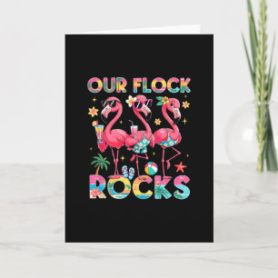 Tarjeta Nuestra Bandada Rocks Flamenco Vacaciones de Veran