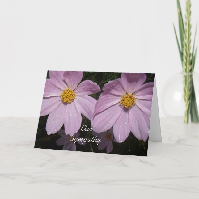 Tarjeta Nuestra condolencia (Anverso)