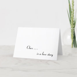 Tarjeta Nuestra historia es de amor