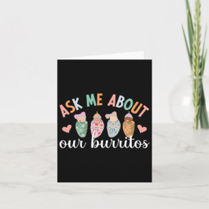 Tarjeta Nuestra madre burritos