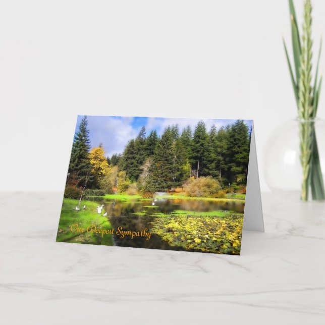 Tarjeta Nuestra más profunda solidaridad (Anverso)