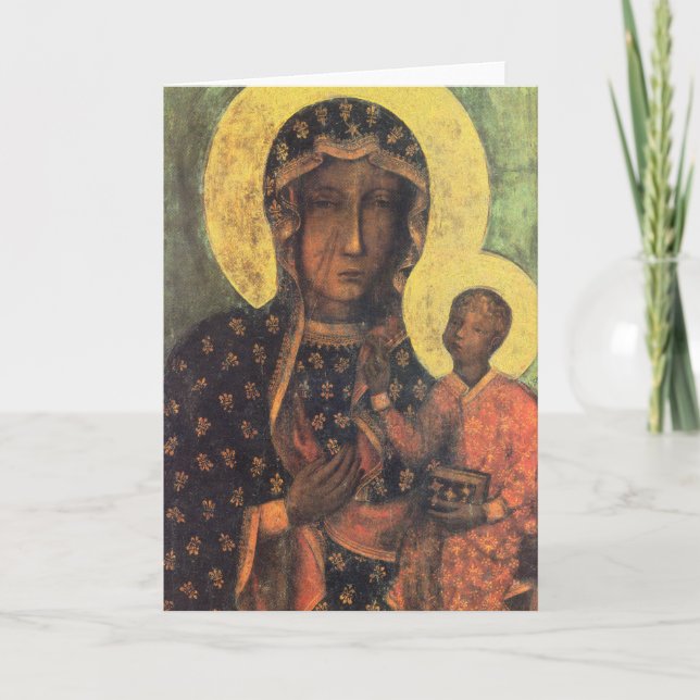 Tarjeta Nuestra Señora de Czestochowa (Anverso)