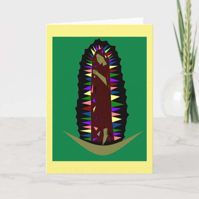 Tarjeta Nuestra Señora de Guadalupe (Anverso)