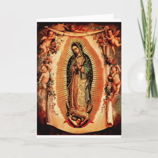 Tarjeta Nuestra Señora de Guadalupe