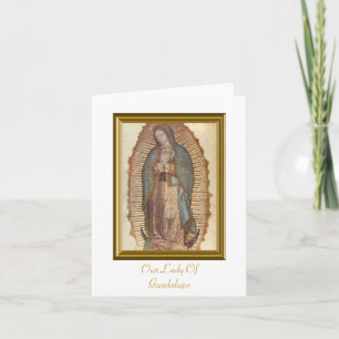 Tarjeta Nuestra Señora De Guadalupe