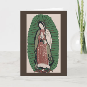 Tarjeta Nuestra Señora de Guadalupe