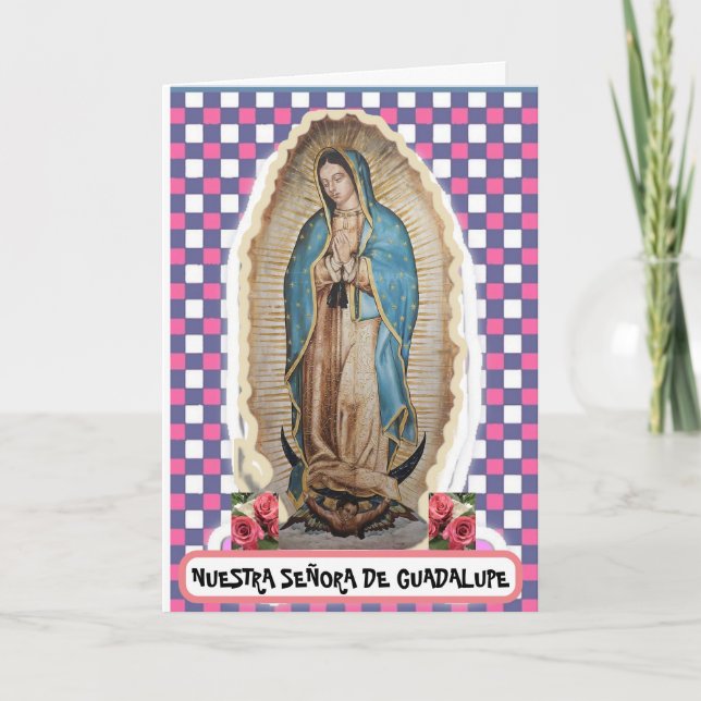 Tarjeta NUESTRA SEÑORA DE GUADALUPE (Anverso)