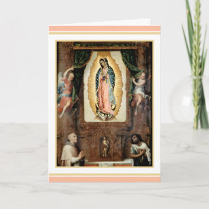 Tarjeta Nuestra Señora de Guadalupe
