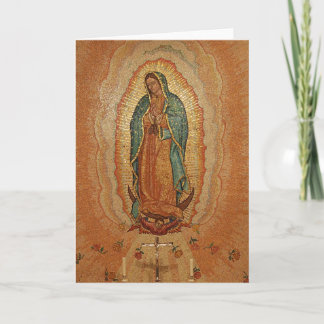 Tarjeta Nuestra Señora de Guadalupe