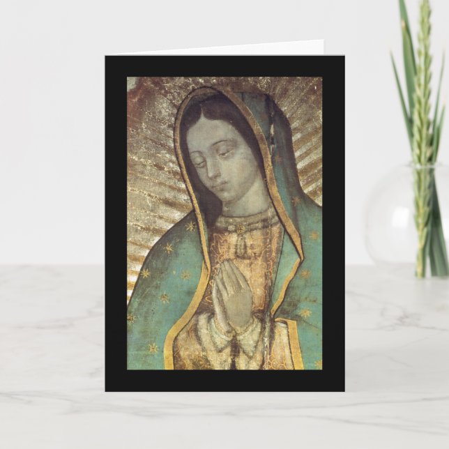 TARJETA NUESTRA SEÑORA DE GUADALUPE (Anverso)