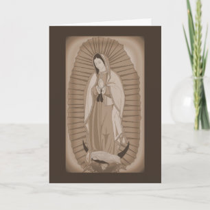 Tarjeta Nuestra Señora de Guadalupe