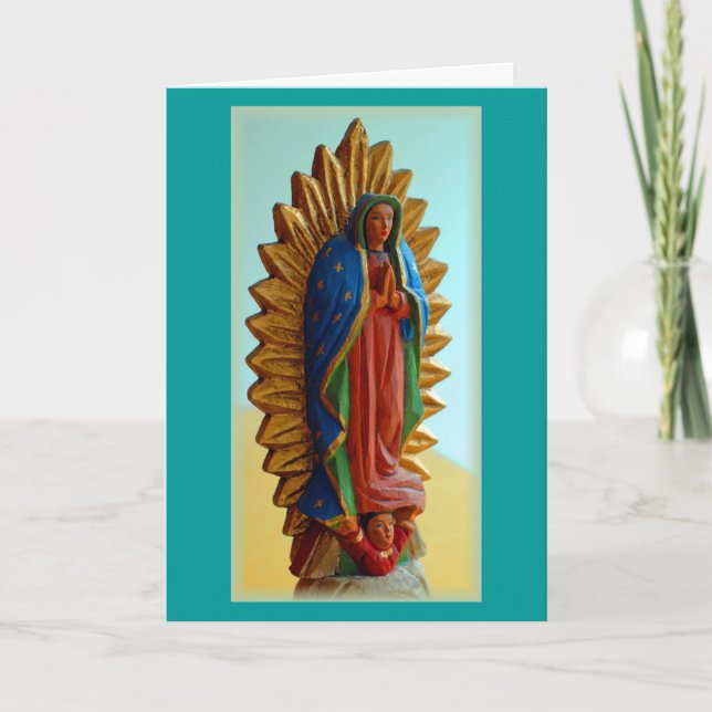 Tarjeta "Nuestra Señora de Guadalupe " (Anverso)