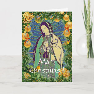 Tarjeta Nuestra Señora de Guadalupe Navidad