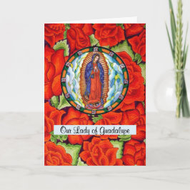 Tarjeta Nuestra Señora de Guadalupe Oración por la sanació