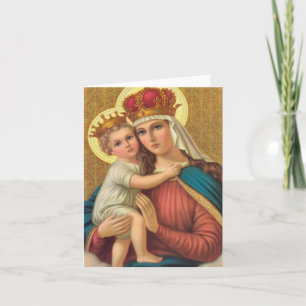 Tarjeta Nuestra Señora de la Buena Remediación Bendita Vir