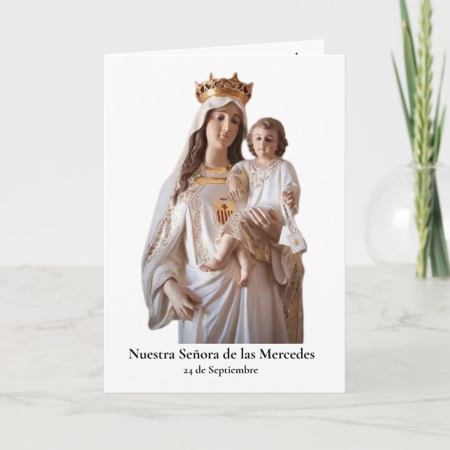 Tarjeta Nuestra Señora de las Mercedes (Anverso)