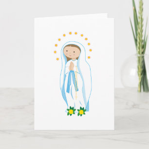 Tarjeta Nuestra señora de Lourdes
