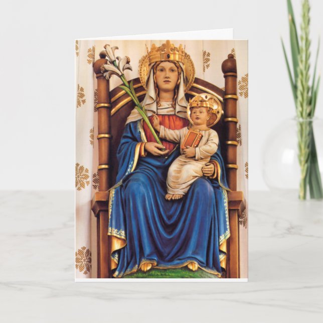 Tarjeta Nuestra Señora de Walsingham (Anverso)