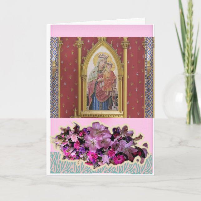 Tarjeta Nuestra Señora del Buen Remedio (Anverso)
