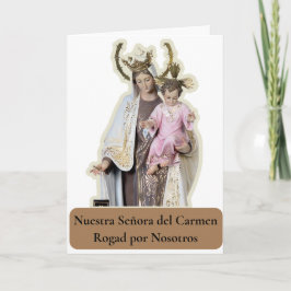 Tarjeta NUESTRA SEÑORA DEL CARMEN