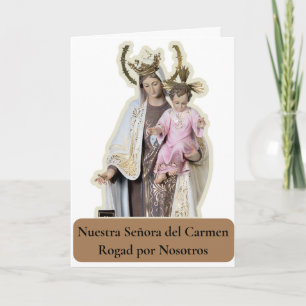 Tarjeta NUESTRA SEÑORA DEL CARMEN