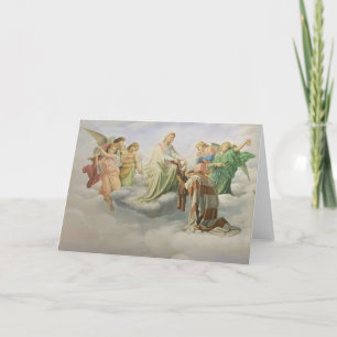 Tarjeta Nuestra Señora del Monte Carmel St. Simon Stock Ca