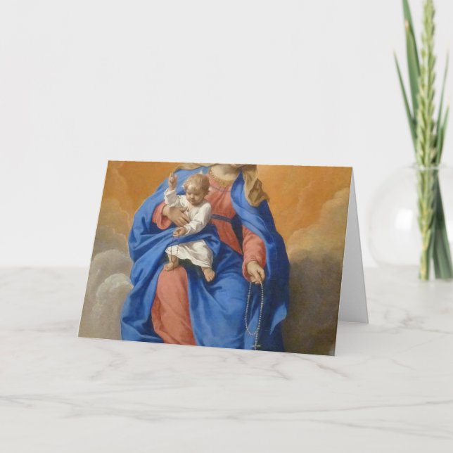 Tarjeta Nuestra Señora Del Rosario (Anverso)