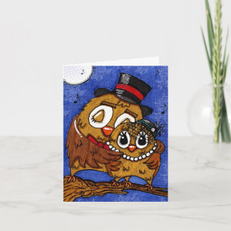 Tarjeta Nuestro amor nos mantendrá cálidos en la ópera