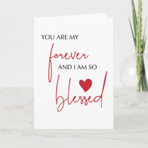 Tarjeta Nuestro Aniversario Bendición Religiosa Por Siempr