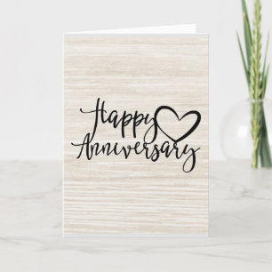TARJETA *NUESTRO ANIVERSARIO* INGENUO HUBO CON AMOR