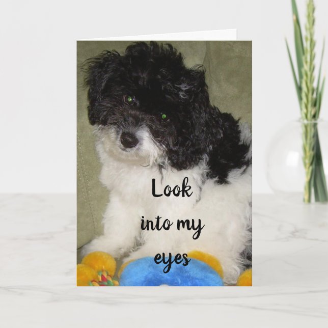 TARJETA "NUESTRO ANIVERSARIO" ¿QUÉ CREES QUE ESTOY PENSAND (Anverso)