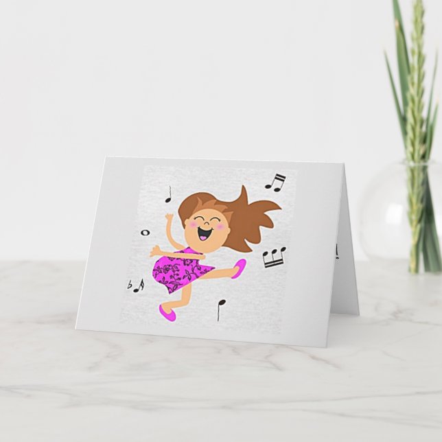 TARJETA NUESTRO "CUMPLEAÑOS MUTUOS" = DANZA FELIZ PARA MÍ (Anverso)