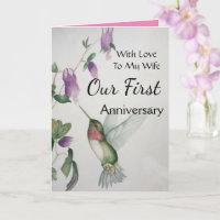 Nuestro primer aniversario feliz de mi esposa herm