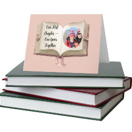 Tarjeta Nuestro primer capítulo Romántico primer aniversar