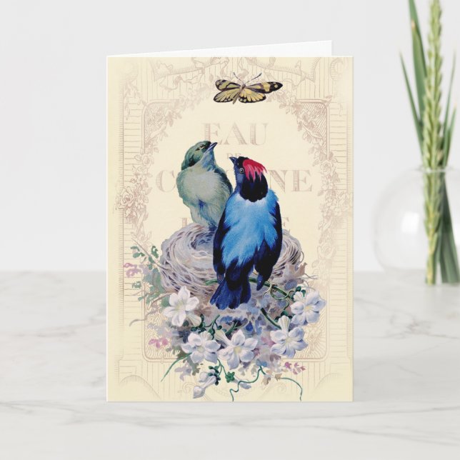 Tarjeta Nuestro primer feliz cumpleaños casero (Anverso)