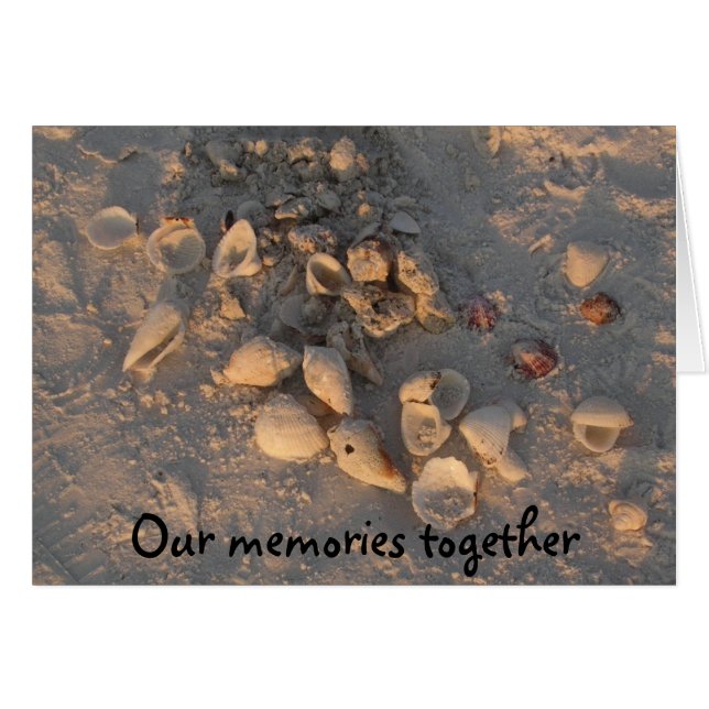 Tarjeta - nuestros recuerdos junto (Anverso (Horizontal))