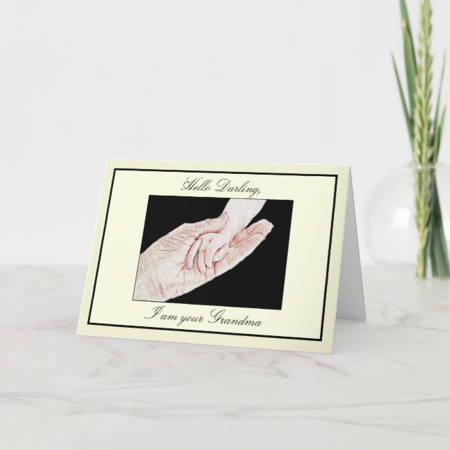 Tarjeta Nueva abuela (Anverso)