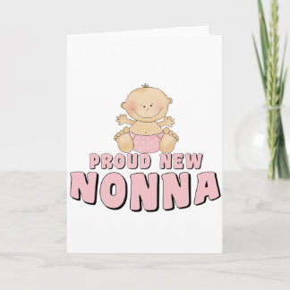 Tarjeta NUEVA camiseta ORGULLOSA de Nonna