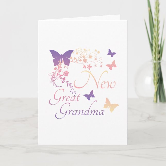 Tarjeta Nueva Gran Abuela (Anverso)