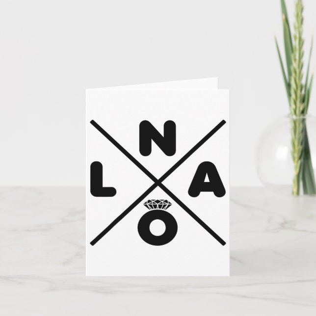 Tarjeta Nueva Orleans Boda Nola Bachelorette Party Groom (Anverso)