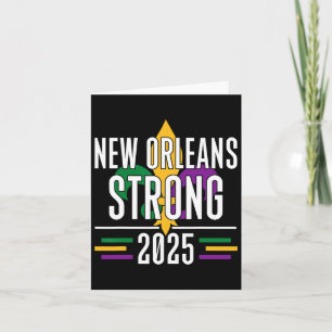 Tarjeta Nueva Orleans Fuerte 2025 Unidad Fleur De Lis Mard