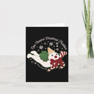 Tarjeta Nueva Orleans Sr. Bingle Navidades Tradición Snowm